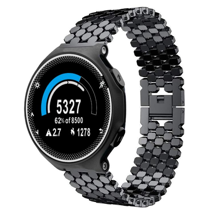 xDfind Fish Scale Texture Metal Watch Band, For Garmin Forerunner 235/220/620/630