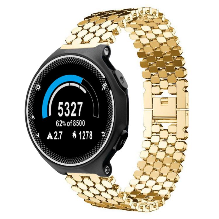xDfind Fish Scale Texture Metal Watch Band, For Garmin Forerunner 235/220/620/630
