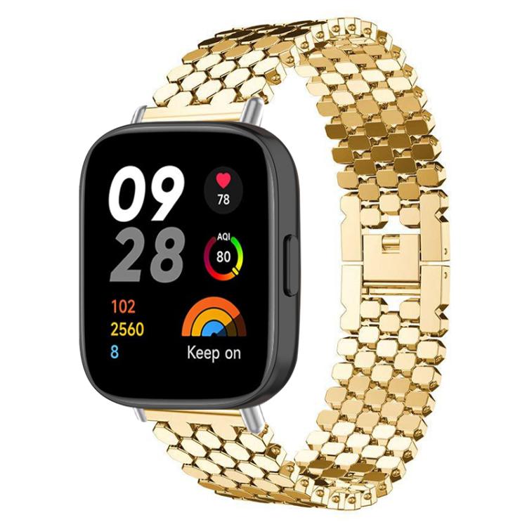 xDfind Fish Scale Texture Metal Watch Band, For Redmi Watch 3