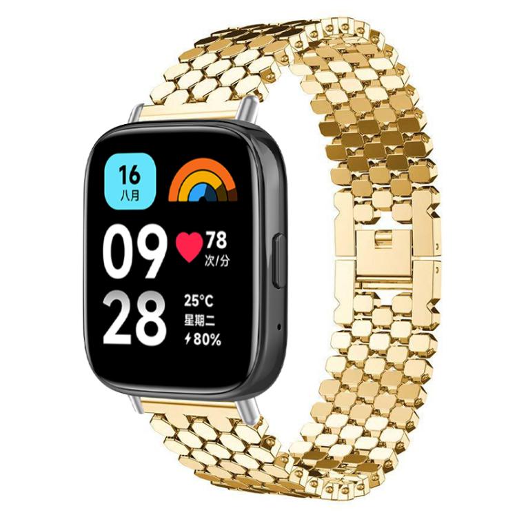 xDfind Fish Scale Texture Metal Watch Band, For Redmi Watch 3 Active / Watch 3 Lite