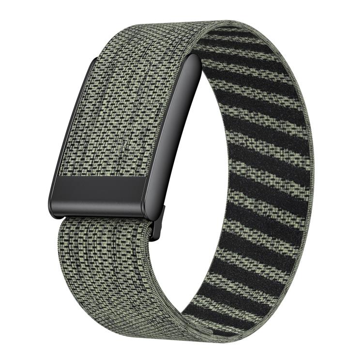 xDfind Black Buckle Sport Elastic Twill Pattern Nylon Watch Band