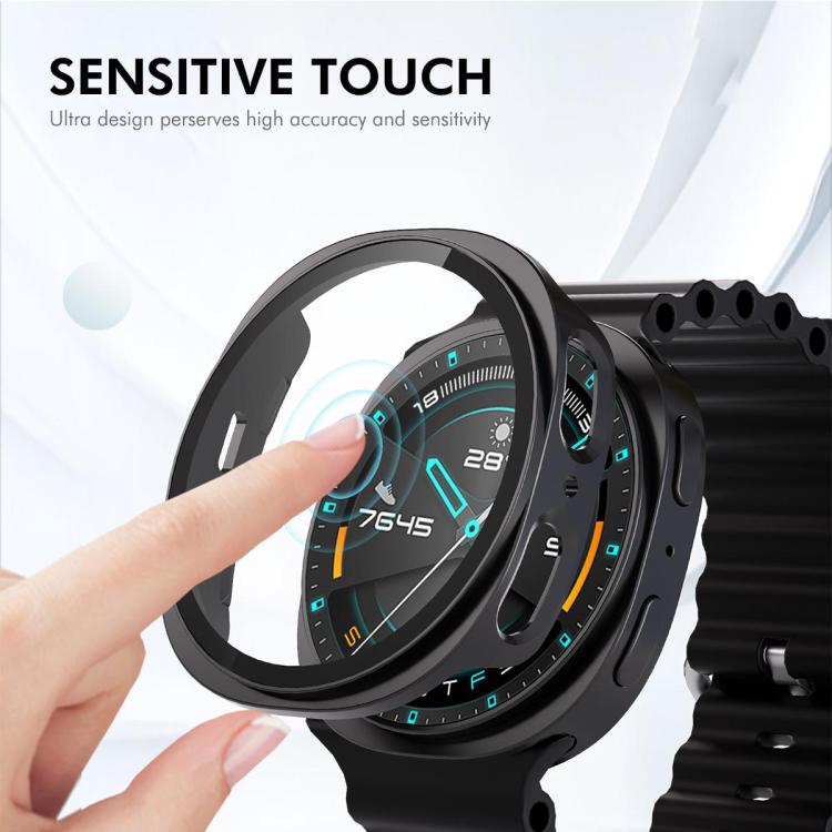 xDfind Tempered Film Integrated Frosted PC Watch Protective Cover, For Samsung Galaxy Watch8 44mm