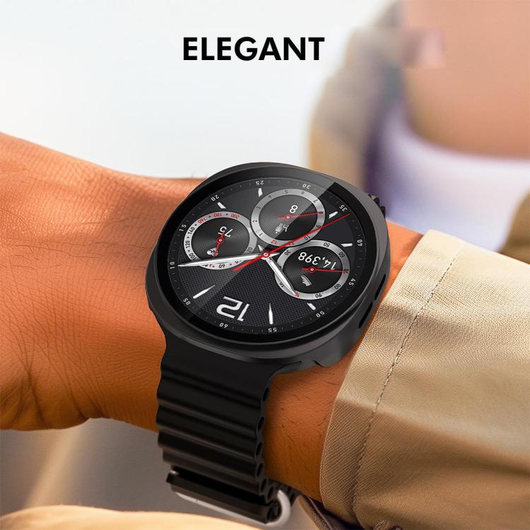xDfind Tempered Film Integrated Frosted PC Watch Protective Cover, For Samsung Galaxy Watch8 40mm