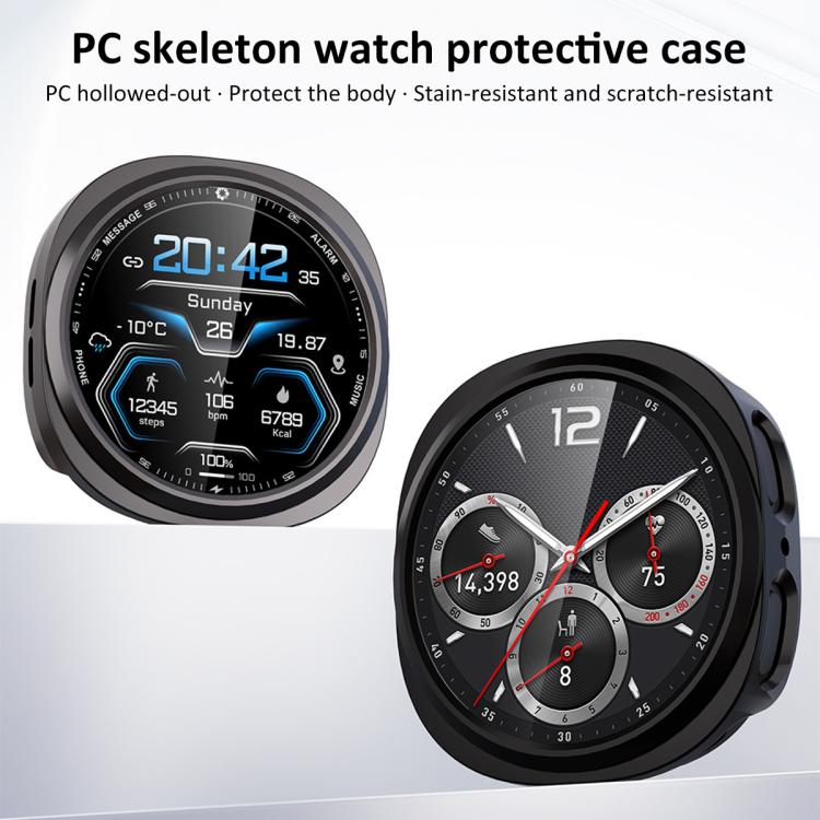 xDfind PC Hollow Half Coverage Watch Cover, For Samsung Galaxy Watch8 40mm