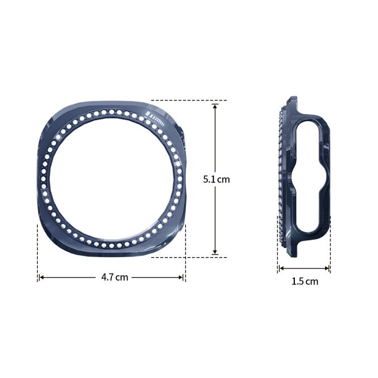 xDfind Single Row Diamond Hollow PC Watch Cover