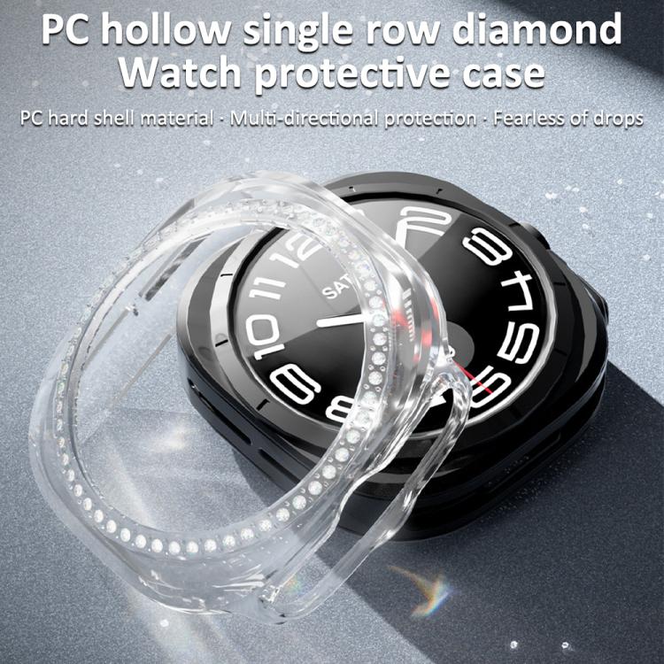 xDfind Single Row Diamond Hollow PC Watch Cover