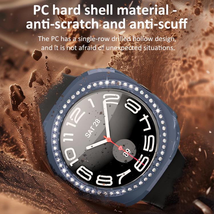 xDfind Single Row Diamond Hollow PC Watch Cover