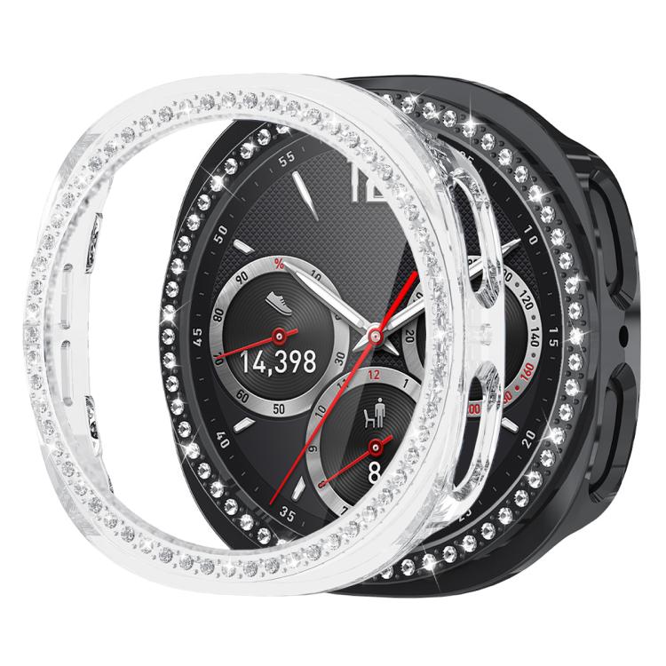 xDfind Single Row Diamond Hollow PC Watch Cover, For Samsung Galaxy Watch8 44mm