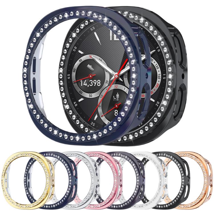 xDfind Single Row Diamond Hollow PC Watch Cover, For Samsung Galaxy Watch8 44mm