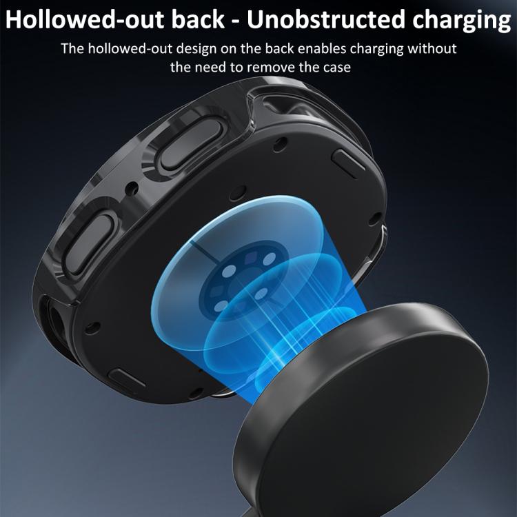 xDfind Single Row Diamond Hollow PC Watch Cover, For Samsung Galaxy Watch8 44mm