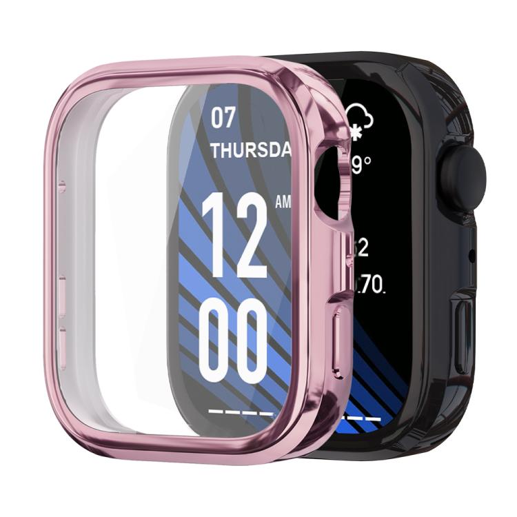 xDfind Plating Tempered Film Integrated TPU Watch Protective Cover, For Huawei Watch Fit 4