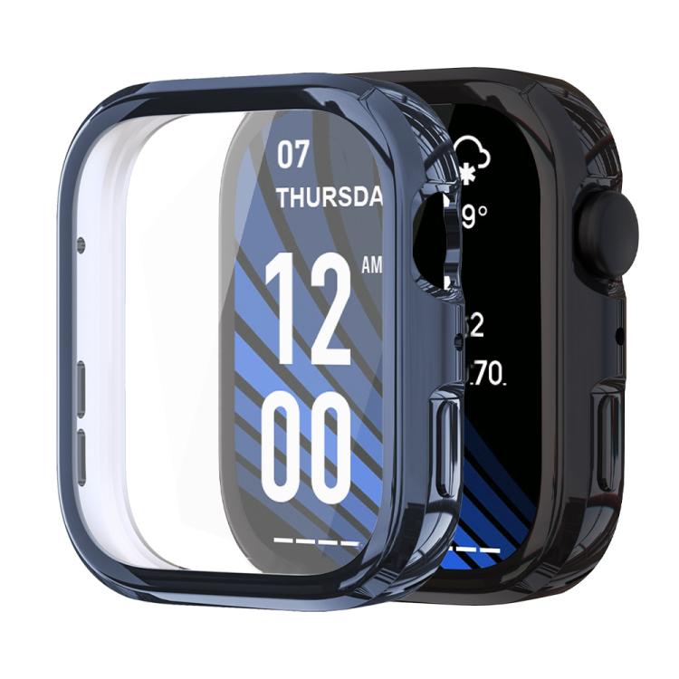 xDfind Plating Tempered Film Integrated TPU Watch Protective Cover, For Huawei Watch Fit 4