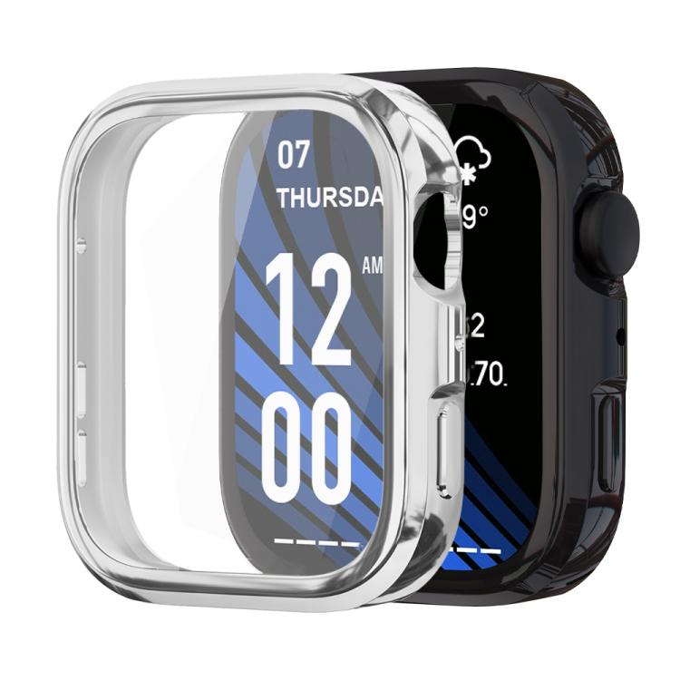 xDfind Plating Tempered Film Integrated TPU Watch Protective Cover, For Huawei Watch Fit 4