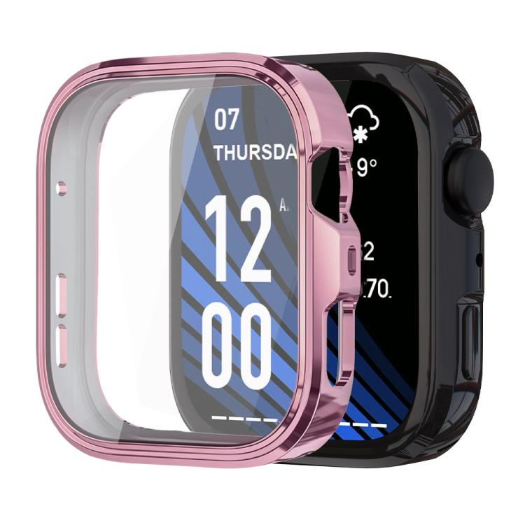 xDfind Plating Tempered Film Integrated TPU Watch Protective Cover, For Huawei Watch Fit 4 Pro