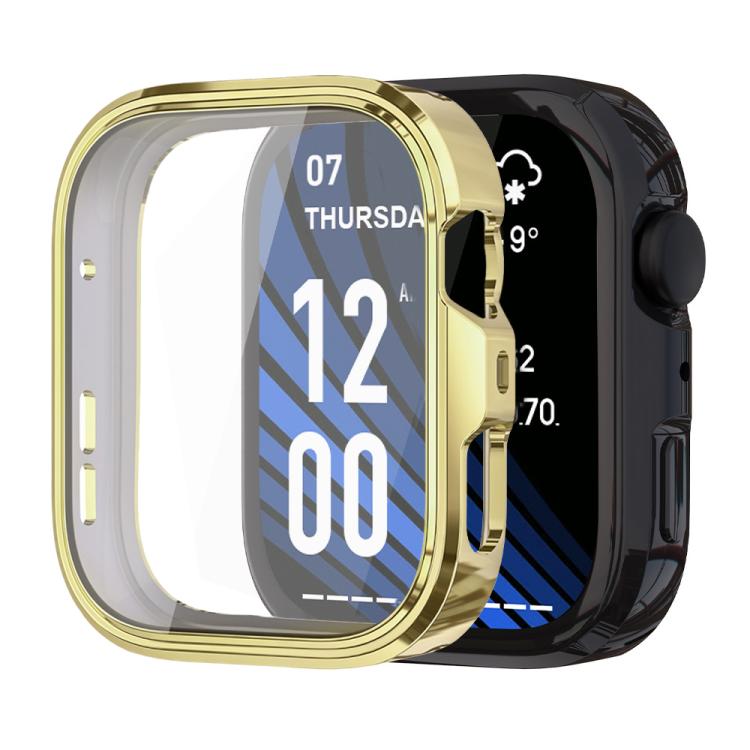 xDfind Plating Tempered Film Integrated TPU Watch Protective Cover, For Huawei Watch Fit 4 Pro