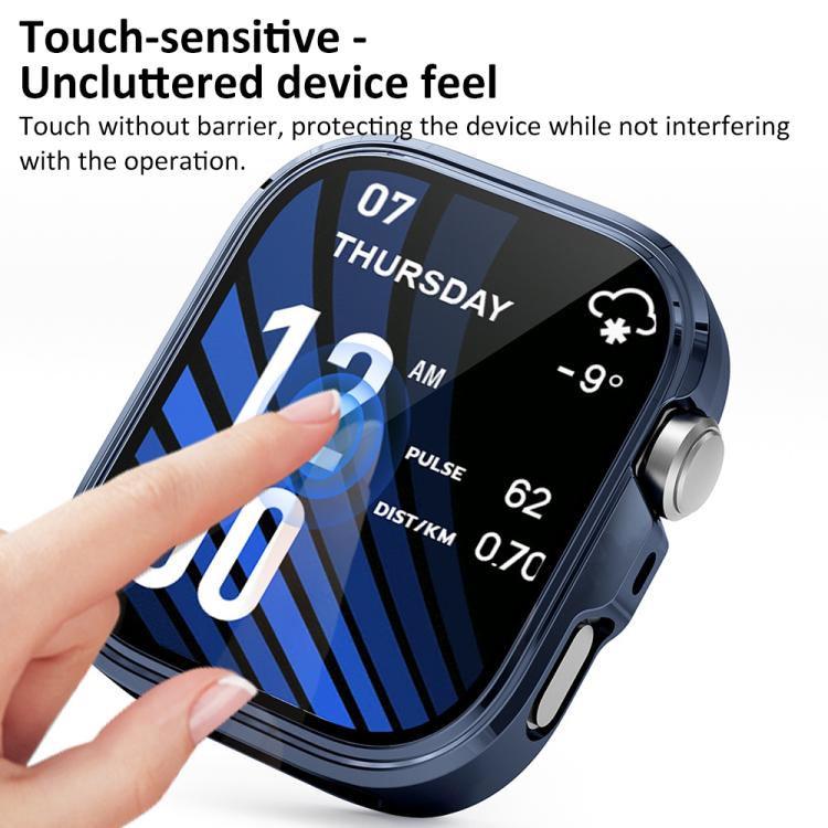 xDfind Plating Tempered Film Integrated TPU Watch Protective Cover, For Huawei Watch Fit 4