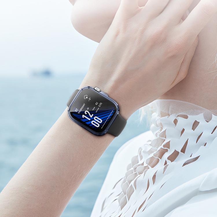 xDfind Plating Tempered Film Integrated TPU Watch Protective Cover, For Huawei Watch Fit 4