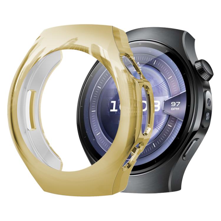 xDfind Plating Tempered Film Integrated TPU Watch Protective Cover, For Huawei Watch 5 42mm