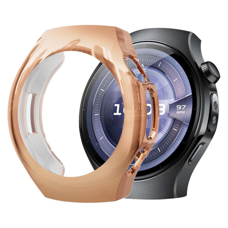 xDfind Plating Tempered Film Integrated TPU Watch Protective Cover, For Huawei Watch 5 42mm
