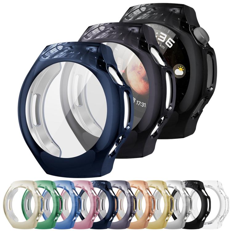 xDfind Plating Tempered Film Integrated TPU Watch Protective Cover, For Huawei Watch 5 46mm