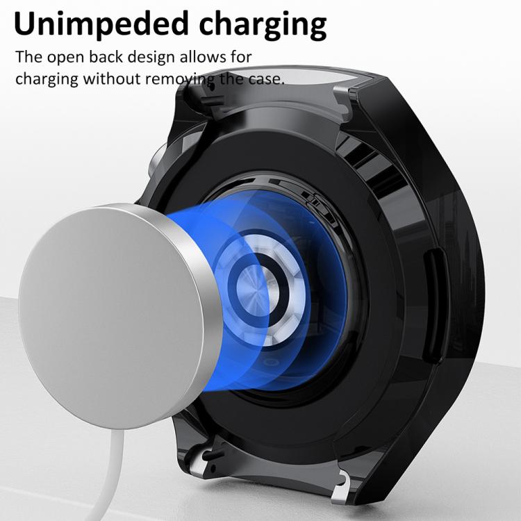 xDfind Plating Tempered Film Integrated TPU Watch Protective Cover, For Huawei Watch 5 46mm