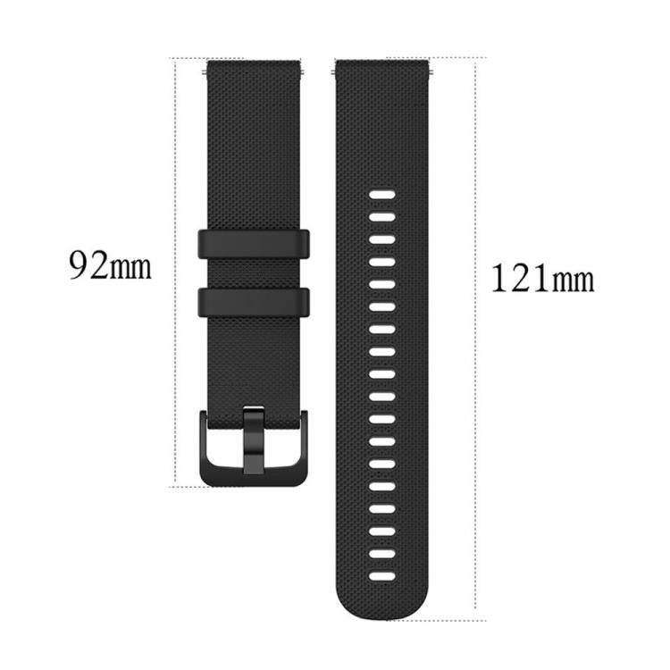 5 Pack xDfind Small Plaid Solid Color Silicone Watch Band, 18mm, 20mm, 22mm