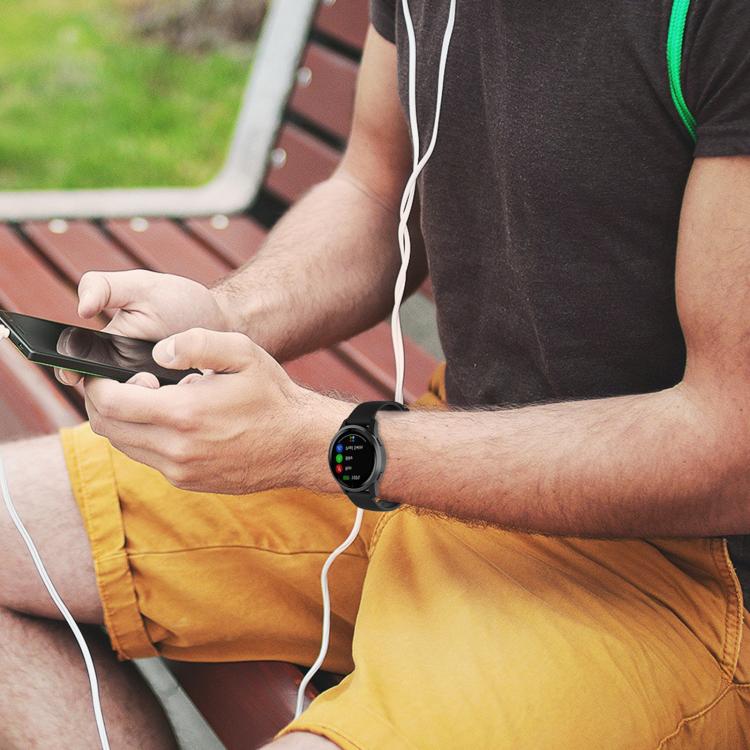 5 Pack xDfind Small Plaid Solid Color Silicone Watch Band, 18mm, 20mm, 22mm