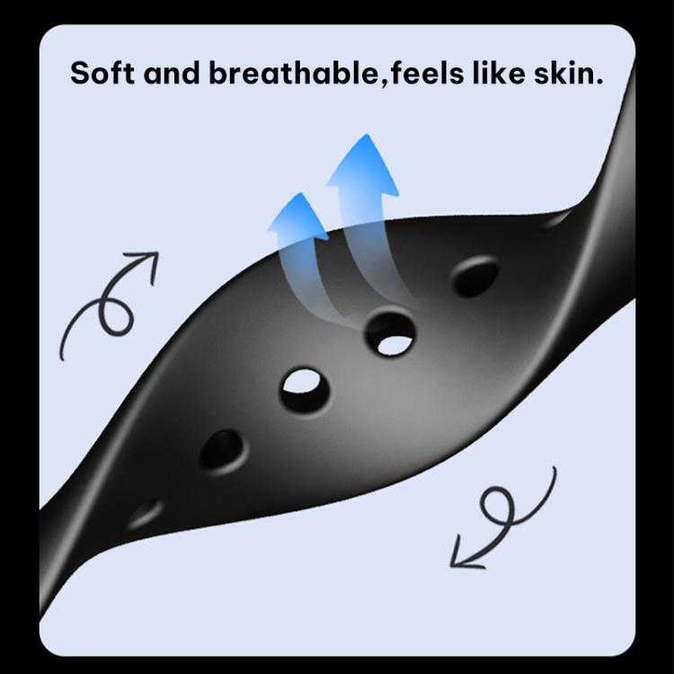 5 Pack xDfind Metal Buckle Solid Color Silicone Watch Band, For Xiaomi Smart Band 10 / 9 / 8