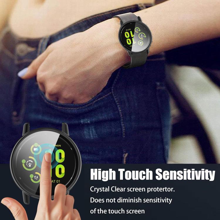 xDfind Tempered Film Integrated PC Watch Protective Cover, For Garmin Vivoactive 5
