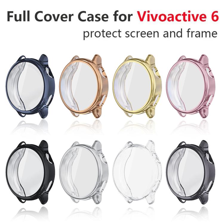 xDfind Film Integrated Electroplated TPU Watch Cover, For Garmin Vivoactive 6