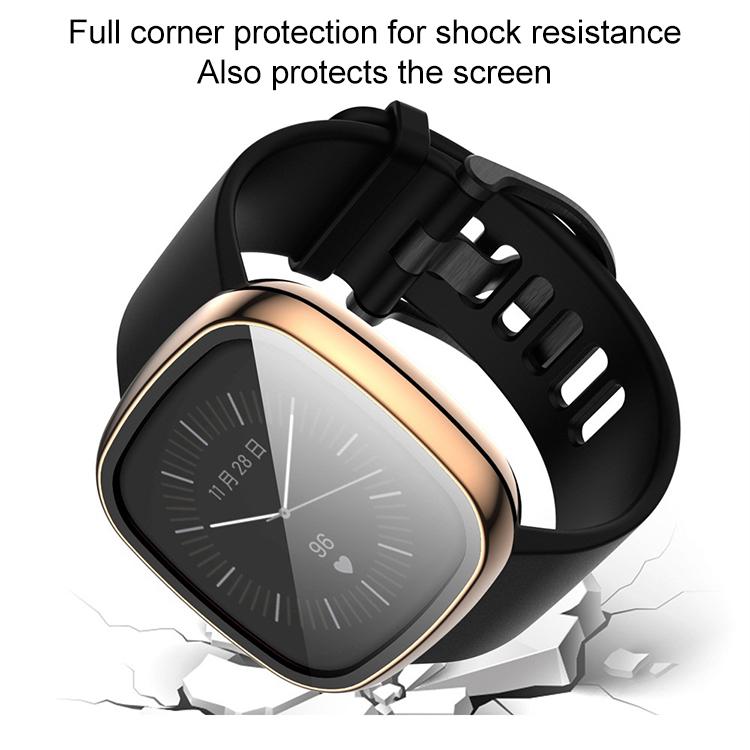 xDfind Tempered Film Integrated PC Watch Protective Cover, For Fitbit Versa 3