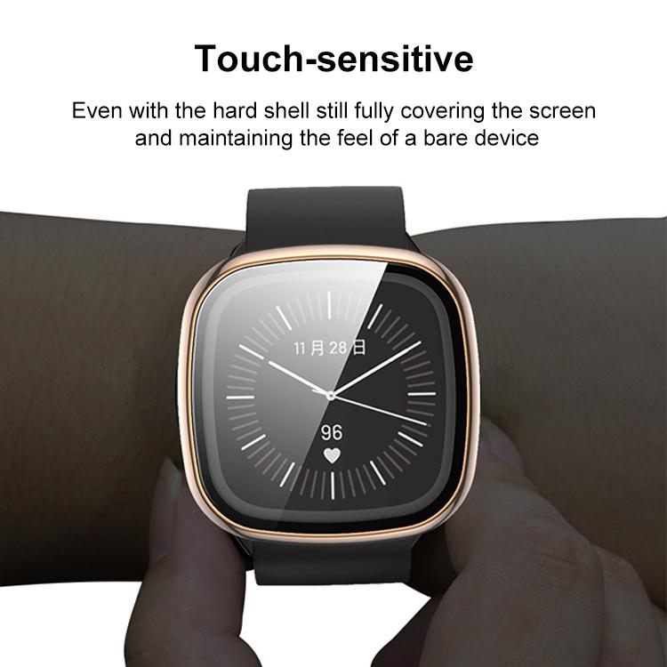 xDfind Tempered Film Integrated PC Watch Protective Cover, For Fitbit Versa 3