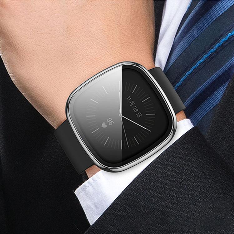 xDfind Tempered Film Integrated PC Watch Protective Cover, For Fitbit Versa 3