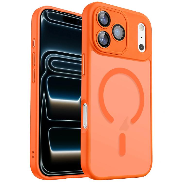 xDfind Skin Feel Magnetic Frosted Phone Case with Lens Film, For iPhone 17 Pro Max