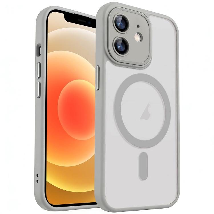 xDfind Skin Feel Magnetic Frosted Phone Case with Lens Film, For iPhone 12