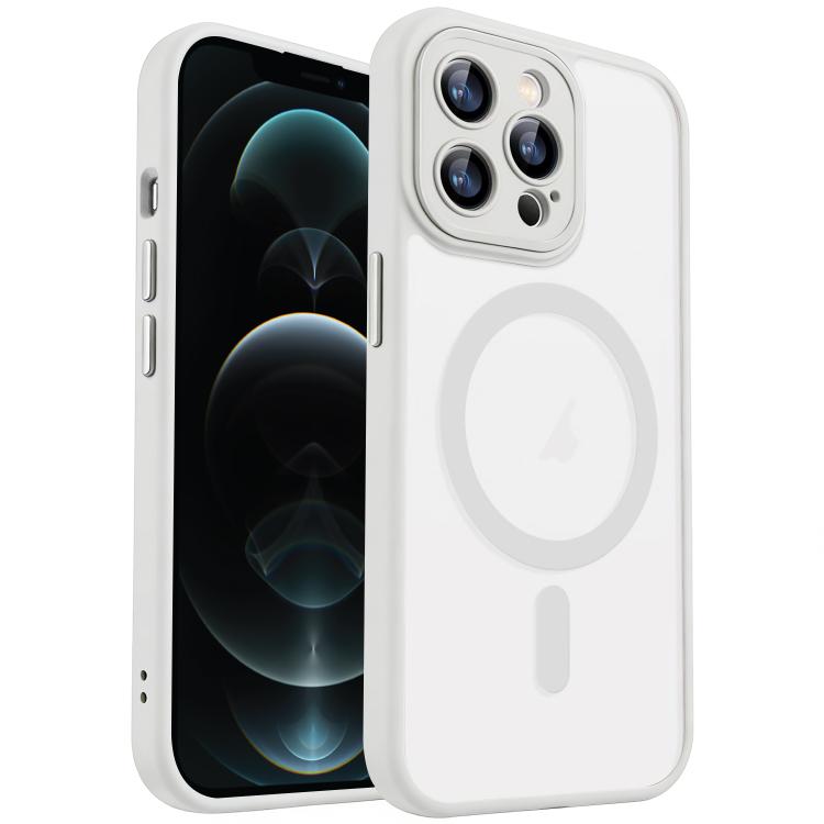 xDfind Skin Feel Magnetic Frosted Phone Case with Lens Film, For iPhone 12 Pro Max