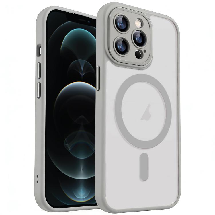 xDfind Skin Feel Magnetic Frosted Phone Case with Lens Film, For iPhone 12 Pro Max