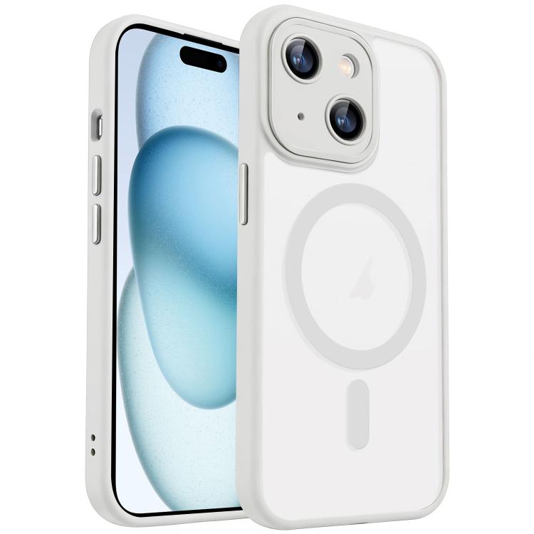 XDcase Skin Feel Magnetic Frosted Phone Case with Lens Film, For iPhone 15, For iPhone 14 Plus