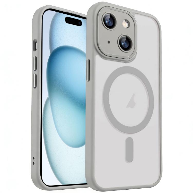 XDcase Skin Feel Magnetic Frosted Phone Case with Lens Film, For iPhone 15, For iPhone 14 Plus