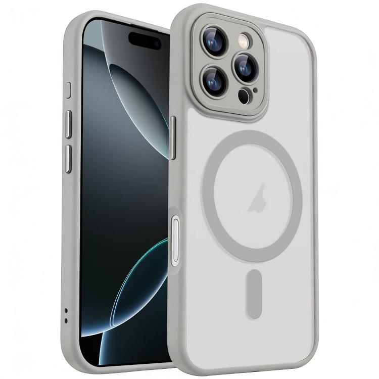 XDcase Skin Feel Magnetic Frosted Phone Case with Lens Film, For iPhone 16 Pro