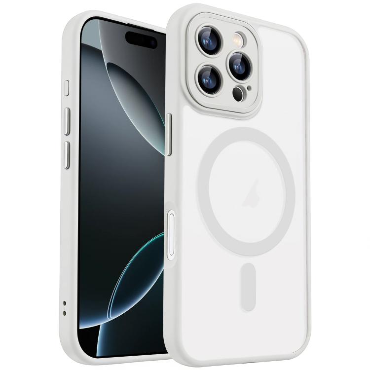 XDcase Skin Feel Magnetic Frosted Phone Case with Lens Film, For iPhone 16 Pro Max