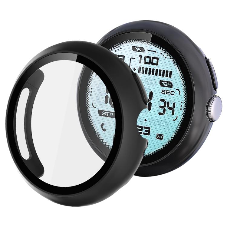 xDfind Tempered Film Integrated Oil Spraying PC Watch Protective Cover, For Google Pixel Watch 4 / 3 45mm