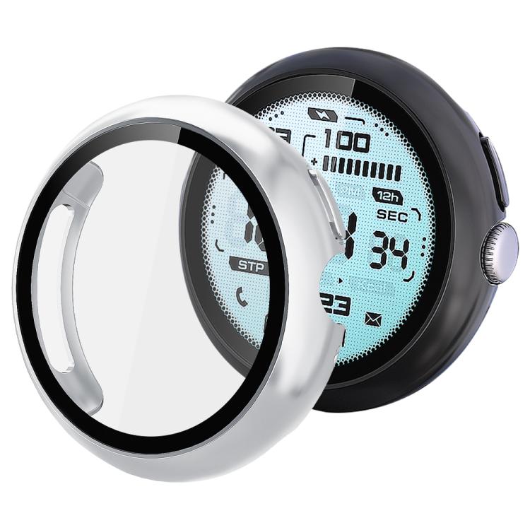 xDfind Tempered Film Integrated Oil Spraying PC Watch Protective Cover, For Google Pixel Watch 4 / 3 45mm