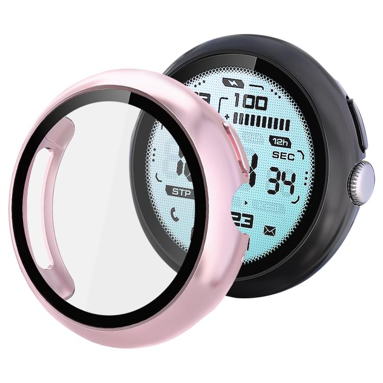 xDfind Tempered Film Integrated Oil Spraying PC Watch Protective Cover, For Google Pixel Watch 4 / 3 45mm