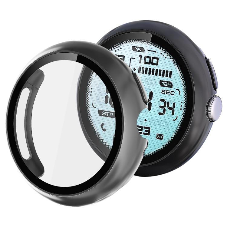 xDfind Tempered Film Integrated Oil Spraying PC Watch Protective Cover, For Google Pixel Watch 4 / 3 / 2 / 1 41mm