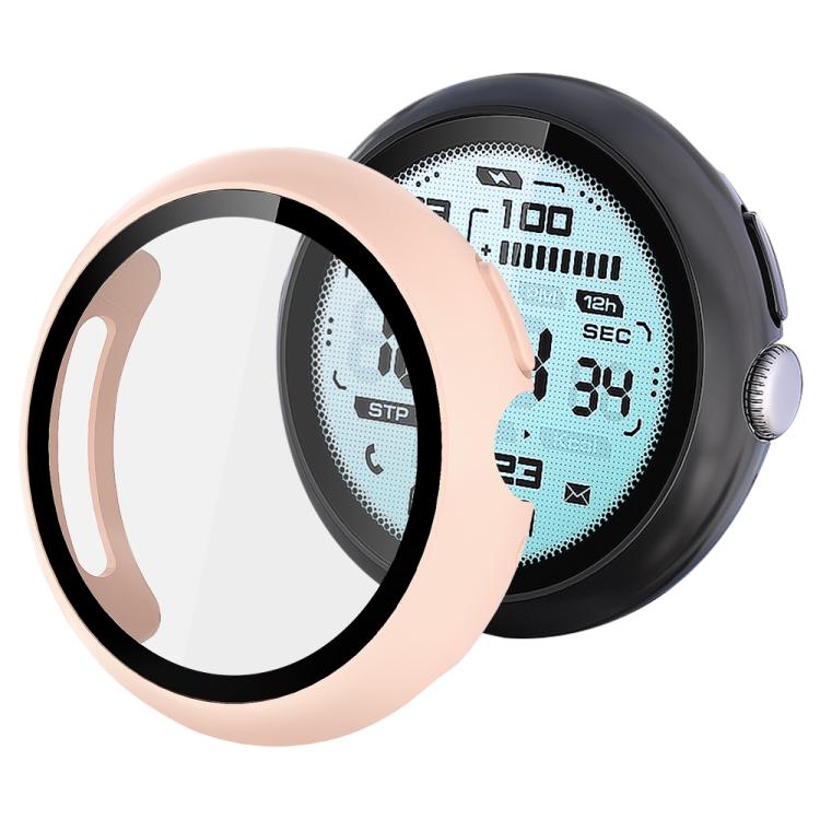 xDfind Tempered Film Integrated Oil Spraying PC Watch Protective Cover, For Google Pixel Watch 4 / 3 / 2 / 1 41mm