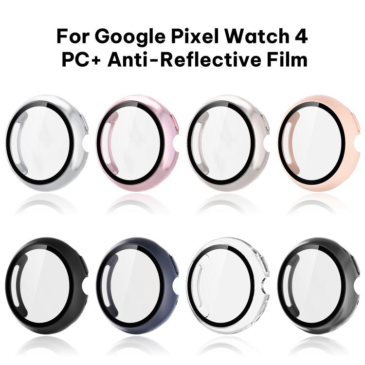 xDfind Tempered Film Integrated Oil Spraying PC Watch Protective Cover, For Google Pixel Watch 4 / 3 / 2 / 1 41mm