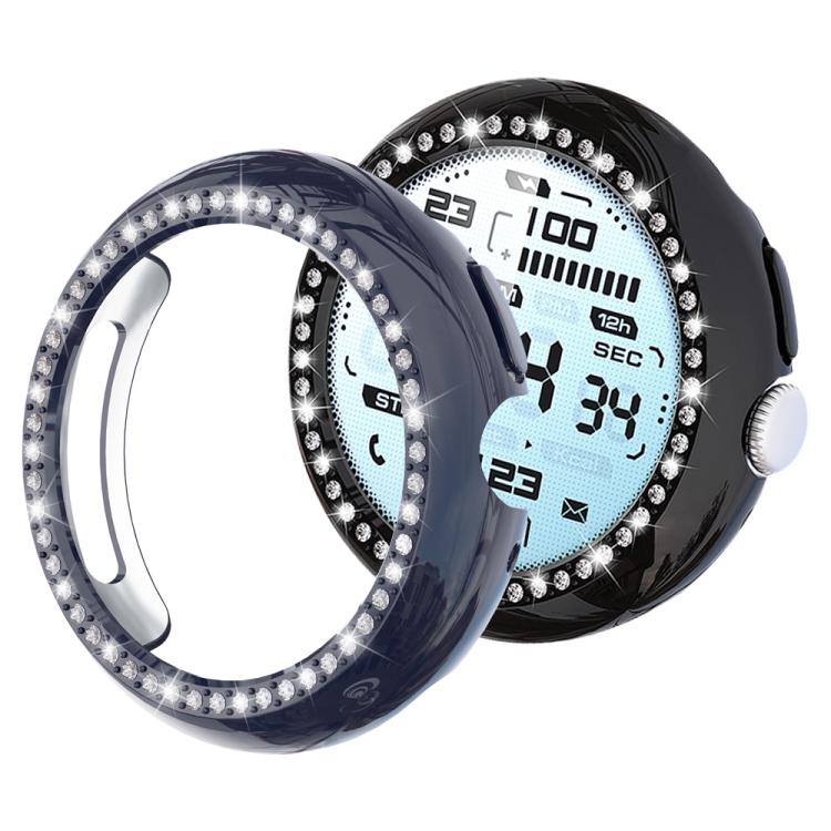 xDfind Single Row Diamond Hollow PC Watch Cover, For Google Pixel Watch 4 / 3 / 2 / 1 41mm