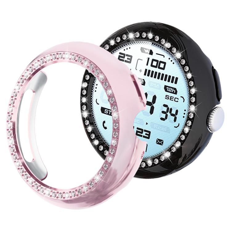 xDfind Single Row Diamond Hollow PC Watch Cover, For Google Pixel Watch 4 / 3 / 2 / 1 41mm