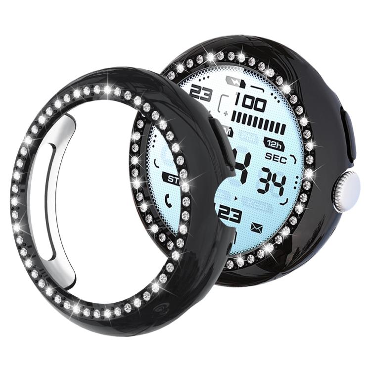 xDfind Single Row Diamond Hollow PC Watch Case, For Google Pixel Watch 5 41mm
